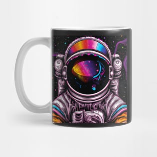 Psychedelic Astronaut Art Mug